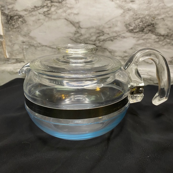 * vintage Pyrex Flameware 6-cup percolator coffee pot  1930 Vintage - Picture 1 of 8